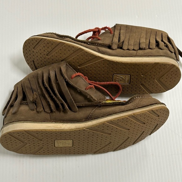 Ariat Women Fringe Cruiser Dark Brown Chukka Boots Shoes Size 9B Saddle Blanket - Picture 6 of 8